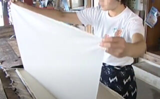 西田和紙工房 乾燥業務